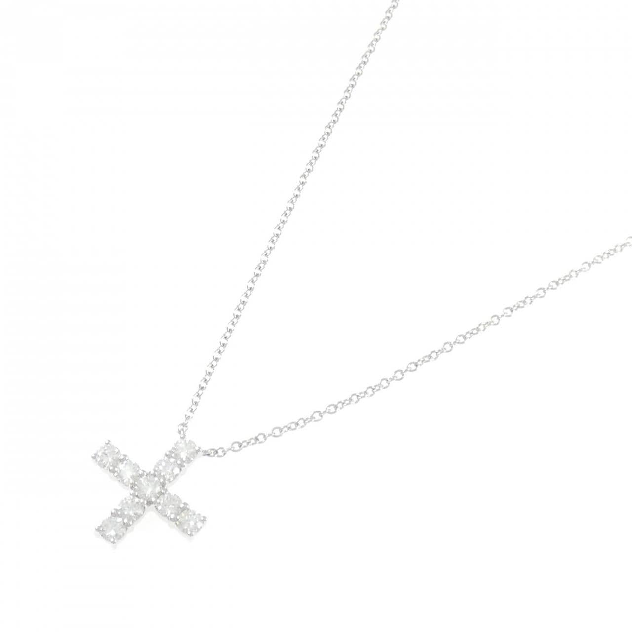 ハリーウィンストン ミニクロス ネックレス