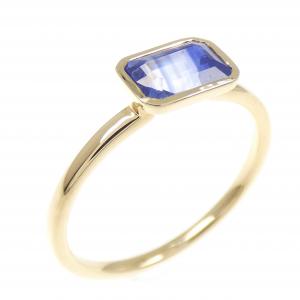 【新品】K18YG サファイヤ リング 0.97CT