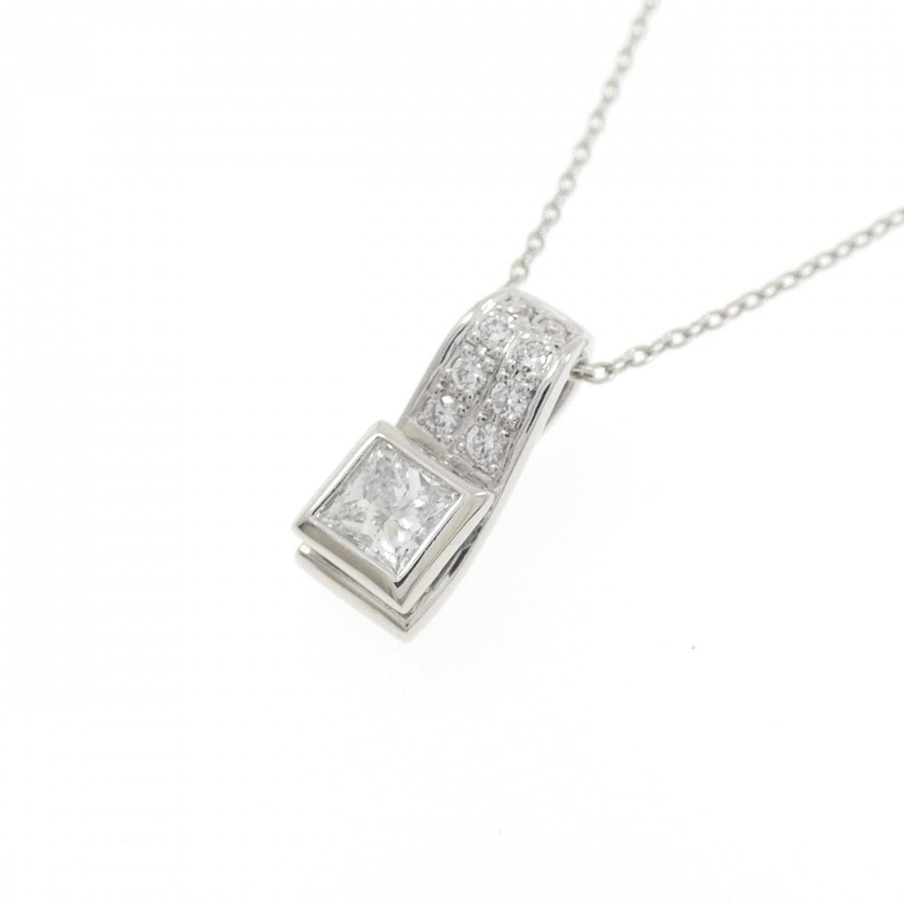 PT900/PT850 ダイヤモンド ネックレス 0.24CT