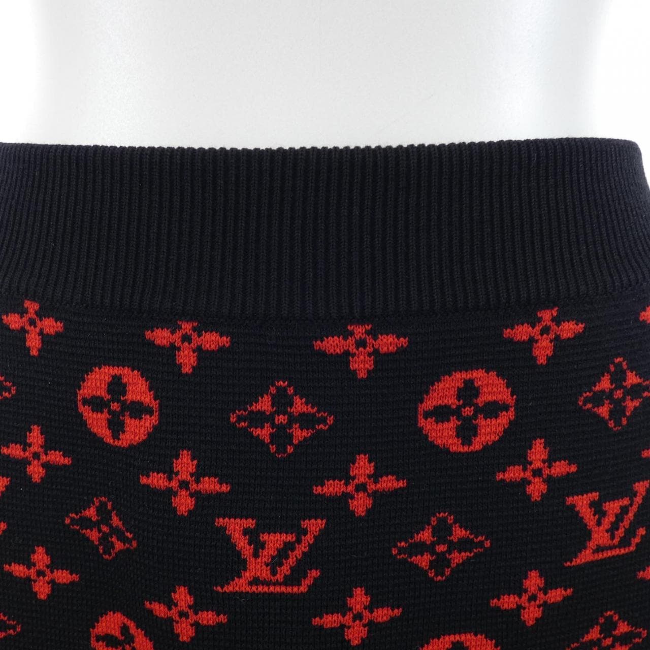 ルイヴィトン LOUIS VUITTON モノグラムウールニットAライン FJKZ03XZS スカート