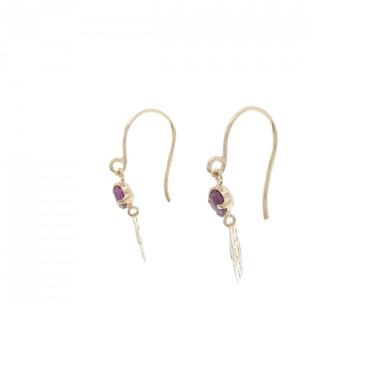 4゜C ガーネット ピアス