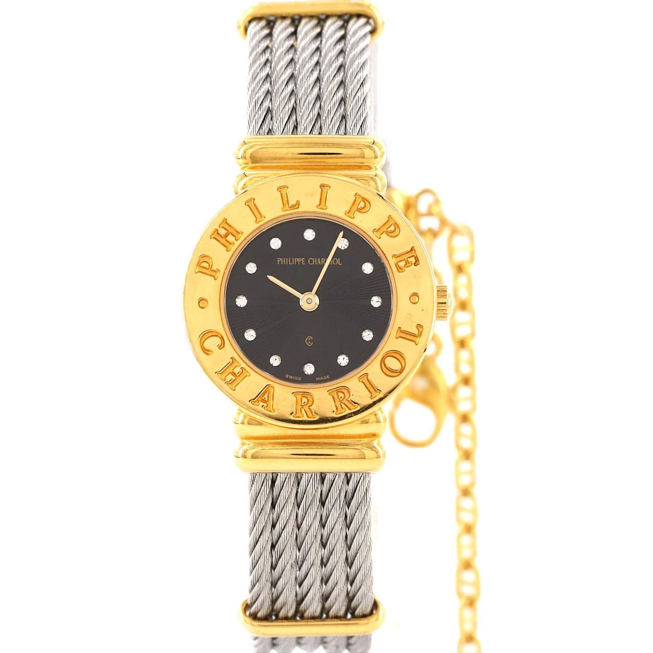 【ノーメンテナンス還元価格】フィリップシャリオール サントロペ コンビ･12P 28.91-0401 SSxGP クォーツ