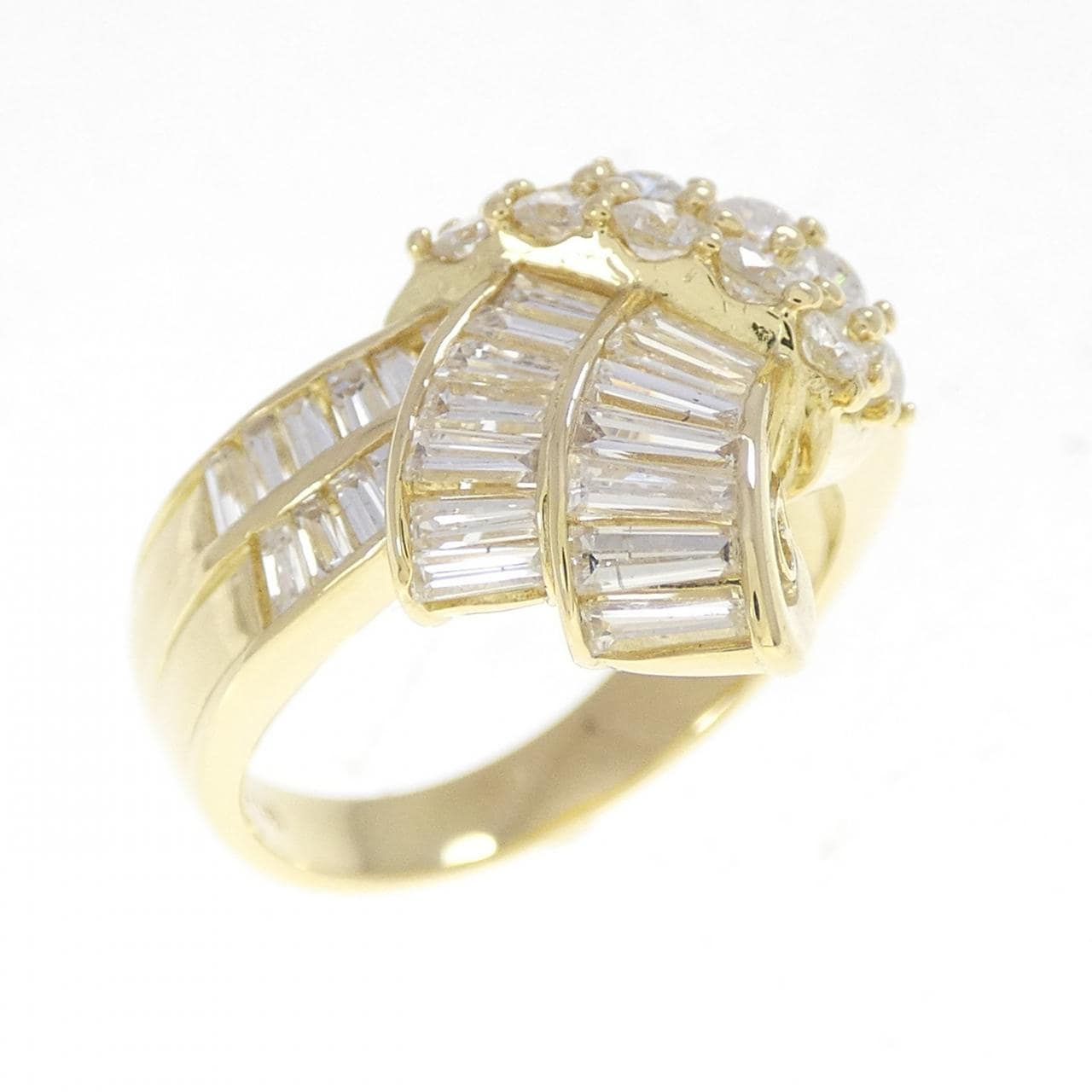 K18YG ダイヤモンド リング 1.52CT