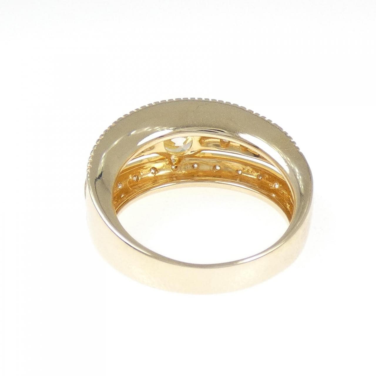 K18YG ダイヤモンド リング 1.286CT