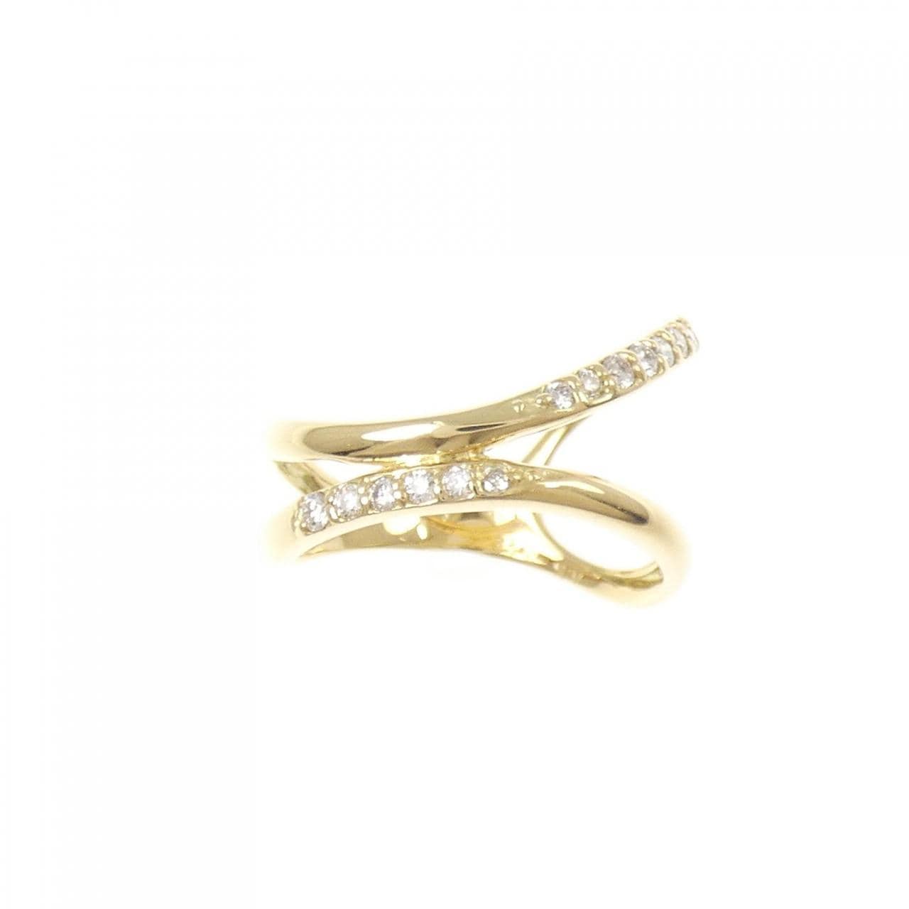 K18YG ダイヤモンド リング 0.18CT