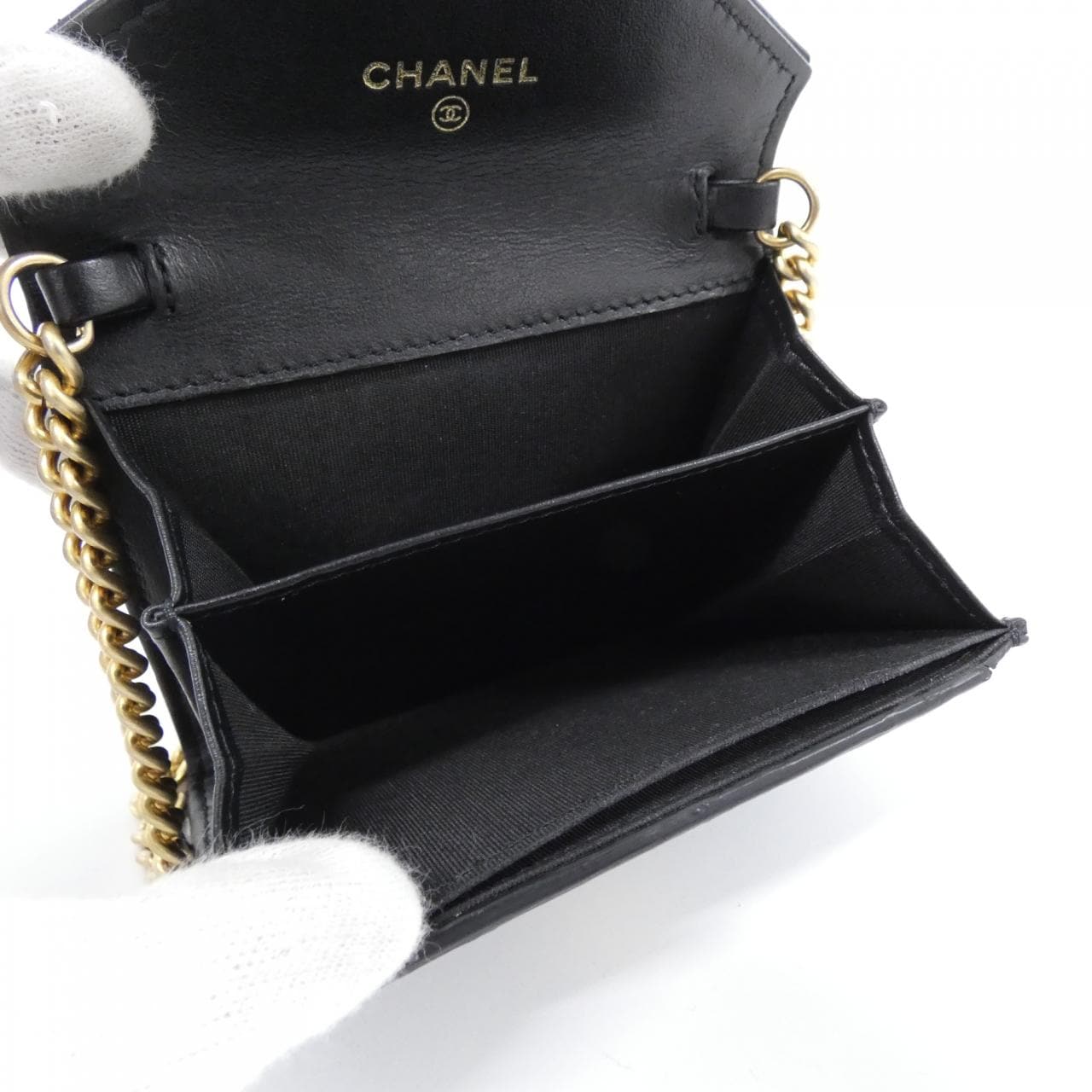 CHANEL chain clutch