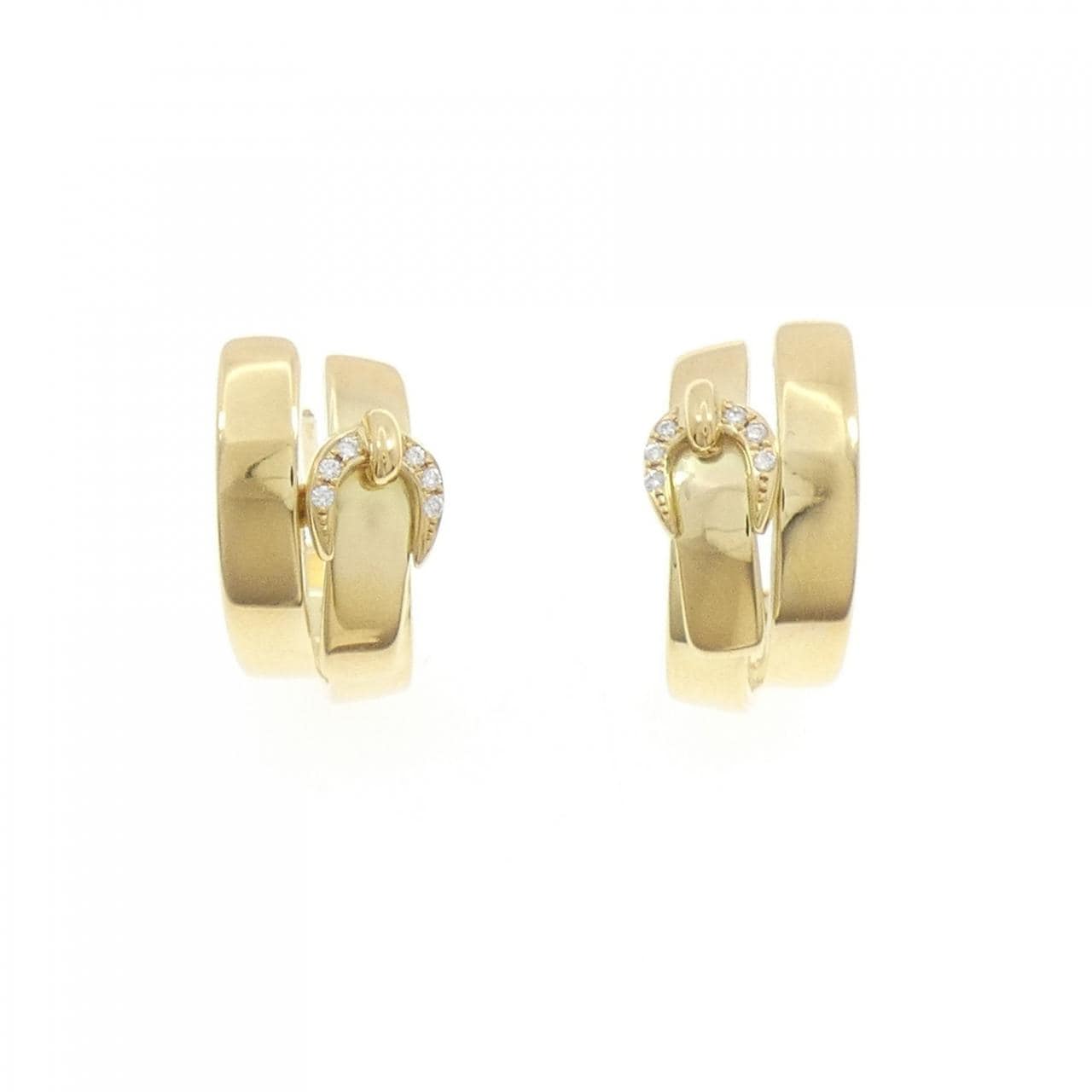 [vintage] HERMES Diamond earrings