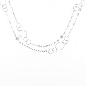 K18WG ダイヤモンド ネックレス 0.30CT