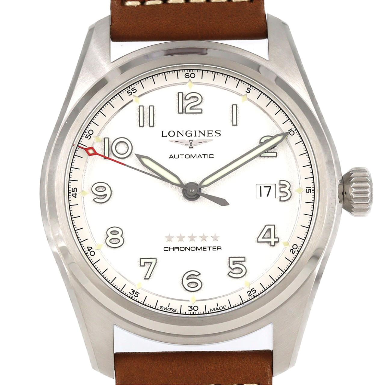 【新品】ロンジン スピリット L3.811.4.73.2 SS 自動巻