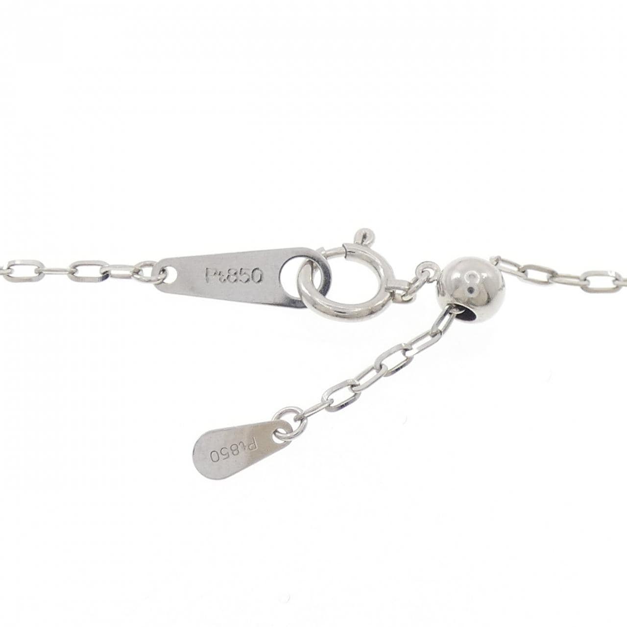 PT900/PT850 ハート サファイヤ ネックレス 1.402CT