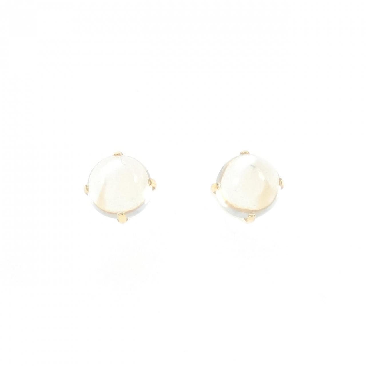 【新品】K18YG ムーンストーン ピアス