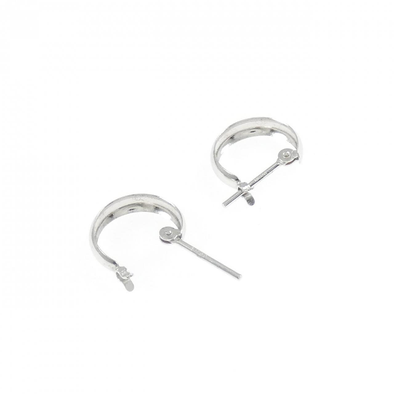 【新品】K18WG フープ ピアス