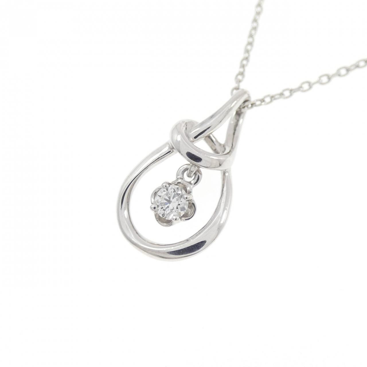 PT900/PT850 ダイヤモンド ネックレス 0.06CT