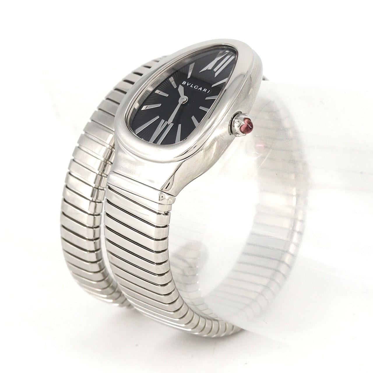 ブルガリ セルペンティトゥボガス Lサイズ SP35S/SP35BSS.1T/102826 SS クォーツ