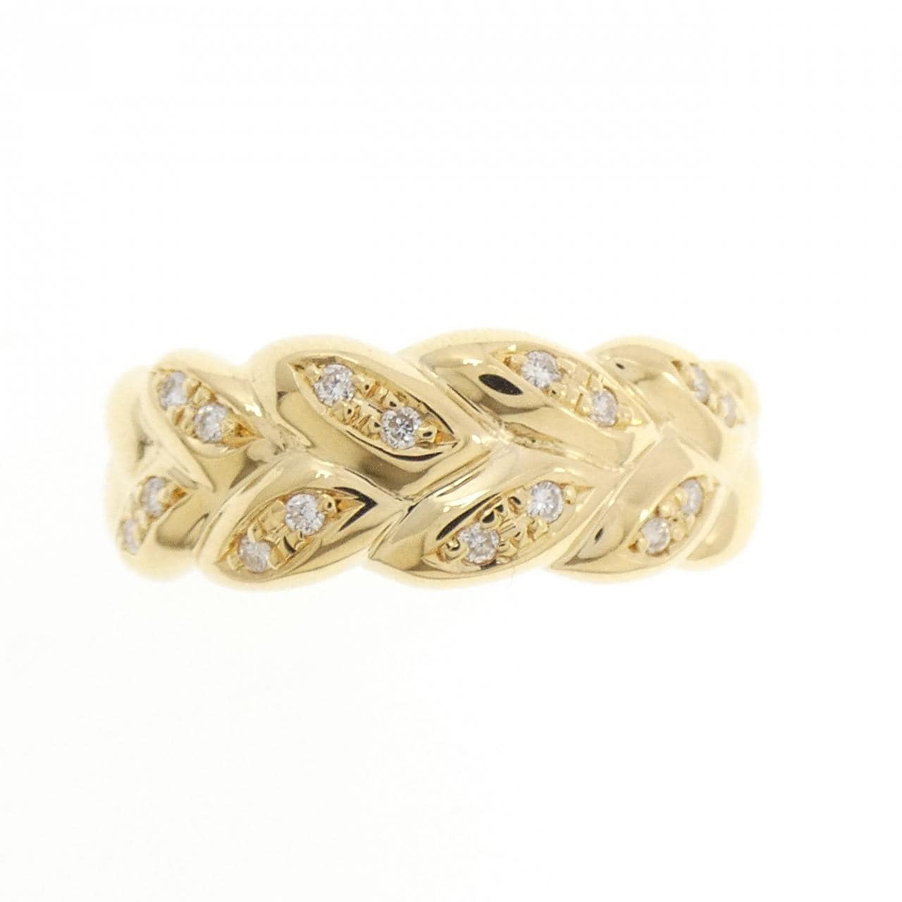 K18YG ダイヤモンド リング