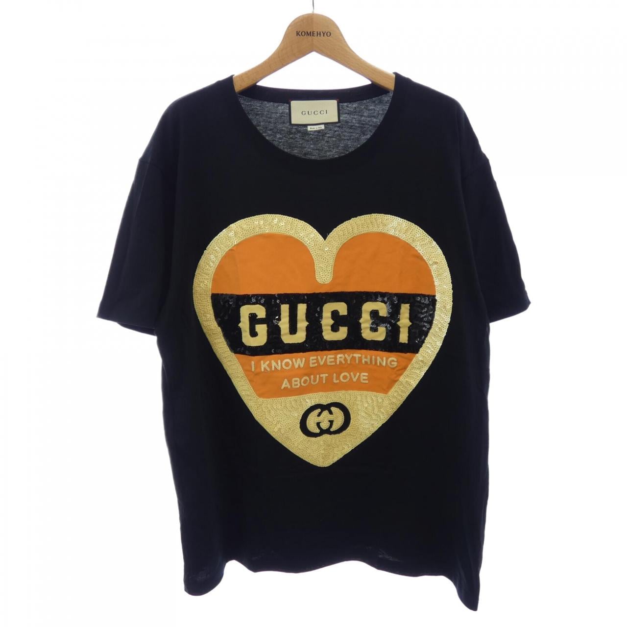 グッチ GUCCI I KNOW EVERYTHING ABOUT LOVE 492347 XJB72 Tシャツ