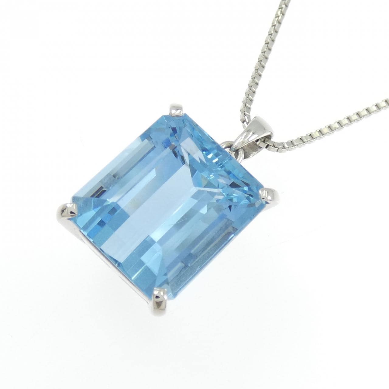 PT900/PT850 アクアマリン ネックレス 14.49CT