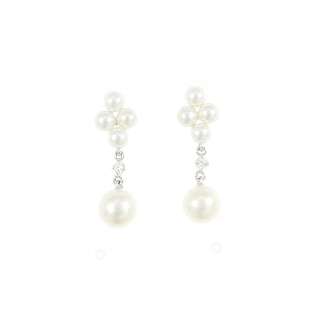 ミキモト アコヤパール ピアス 6.7mm