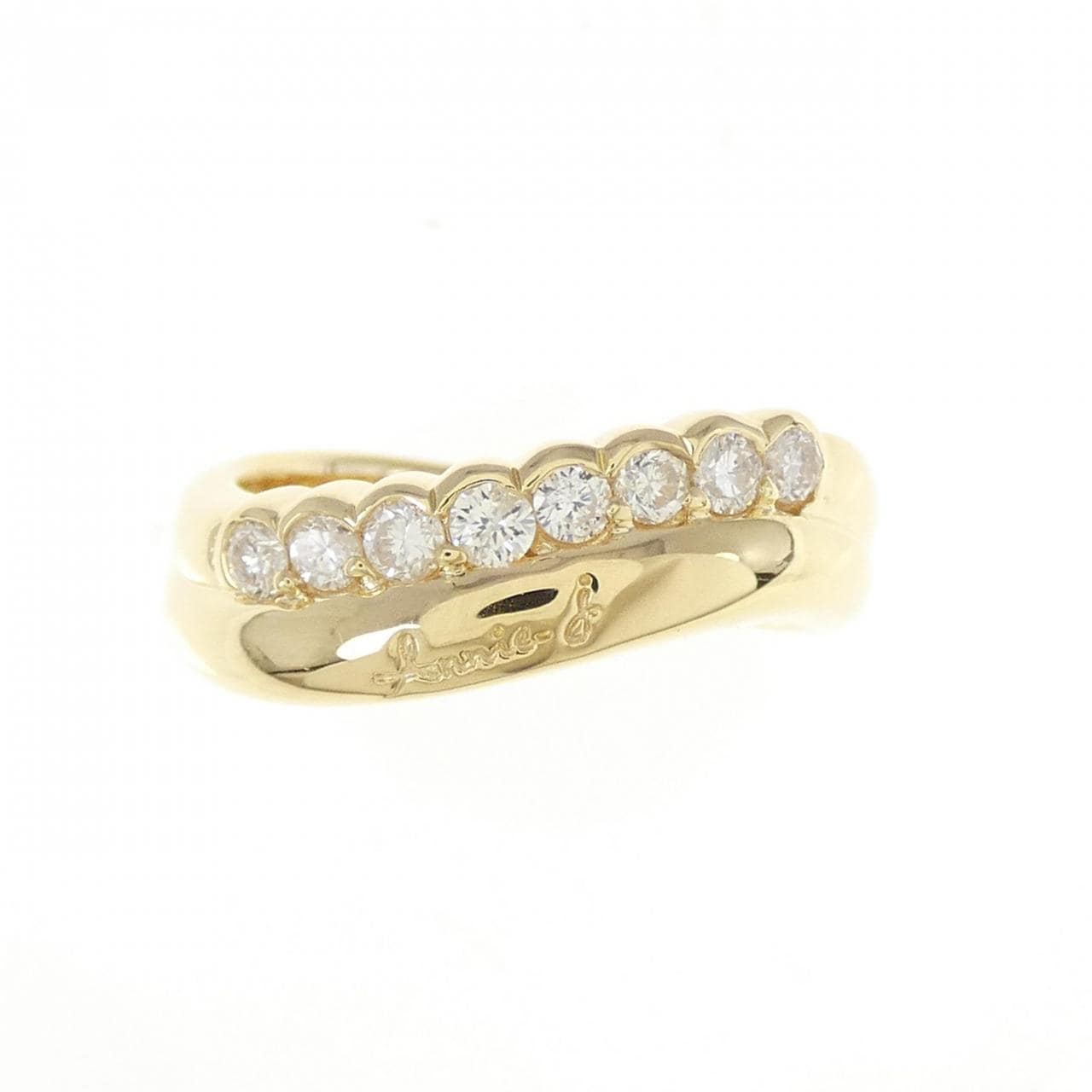K18YG ダイヤモンド リング 0.27CT