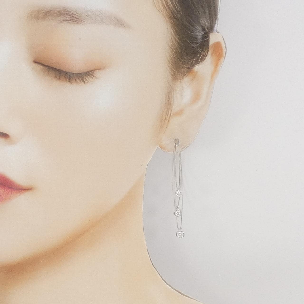 タサキ ダイヤモンド ピアス 0.60CT