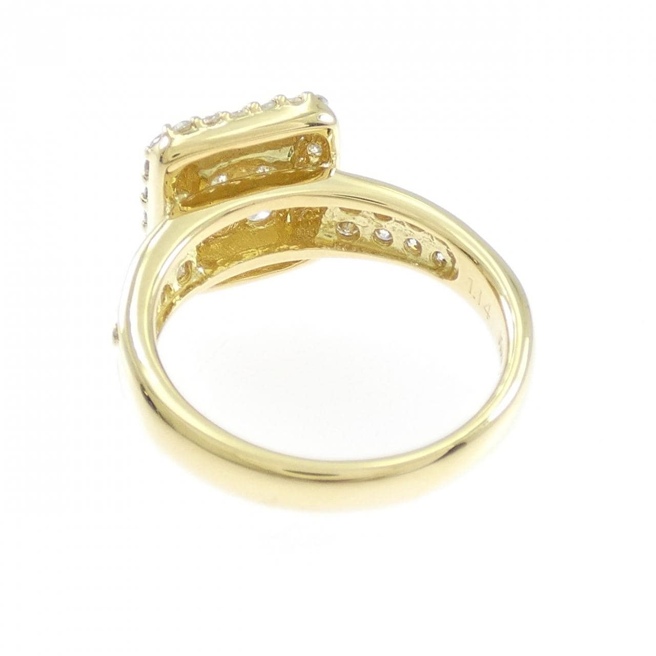 K18YG ダイヤモンド リング 1.14CT