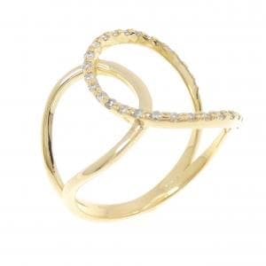 K18YG ダイヤモンド リング 0.18CT