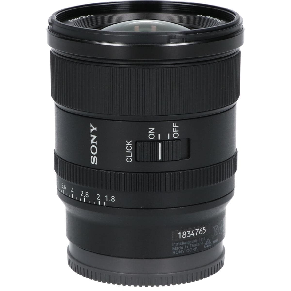 ＳＯＮＹ　ＦＥ２０ｍｍ　Ｆ１．８Ｇ（ＳＥＬ２０Ｆ１８Ｇ）