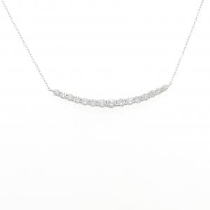 K18WG ダイヤモンド ネックレス 1.00CT