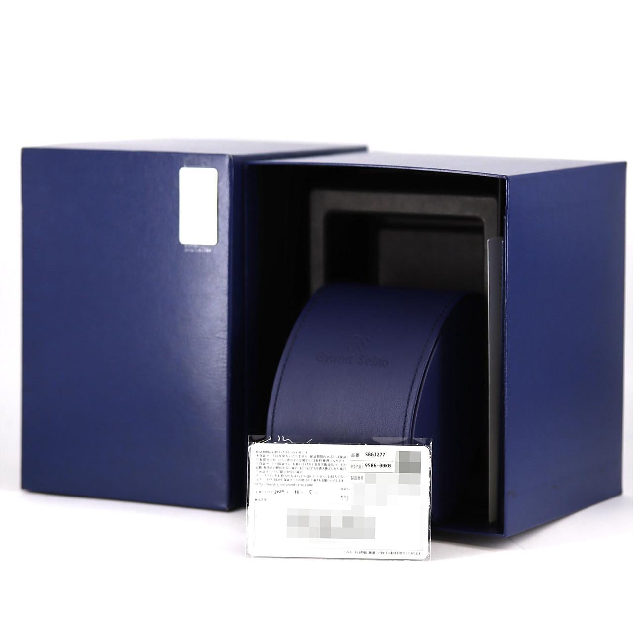 セイコー グランドセイコー･スポーツコレクション GMT 9S86-00K0/SBGJ277 SS 自動巻