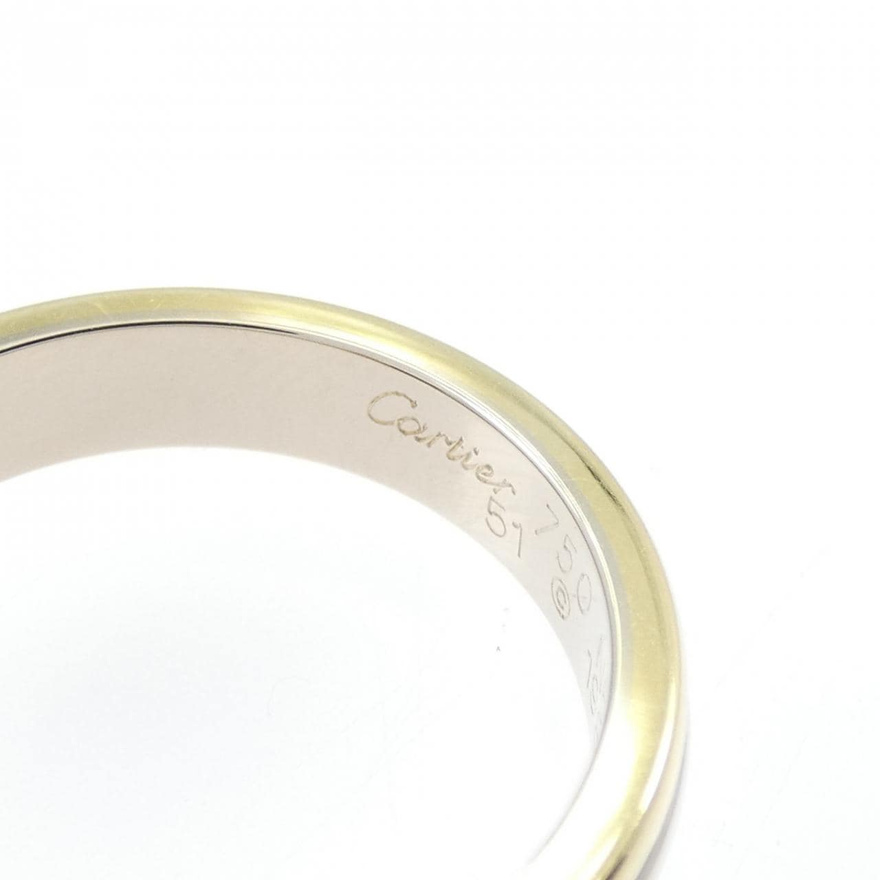 カルティエ スリーゴールドウェディング リング