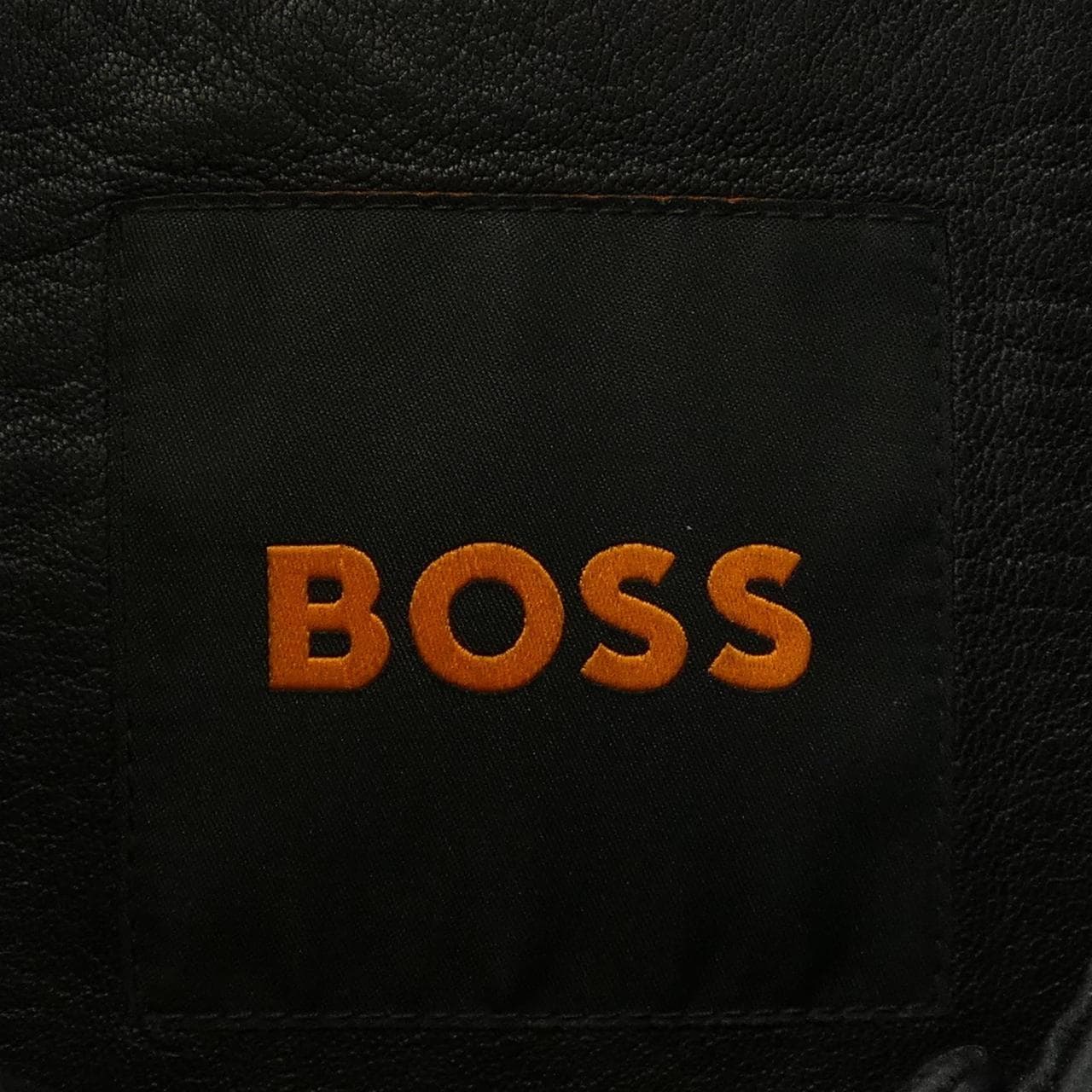 ボス BOSS レザーライダースジャケット