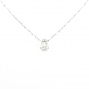 K18WG ダイヤモンド ネックレス 0.10CT