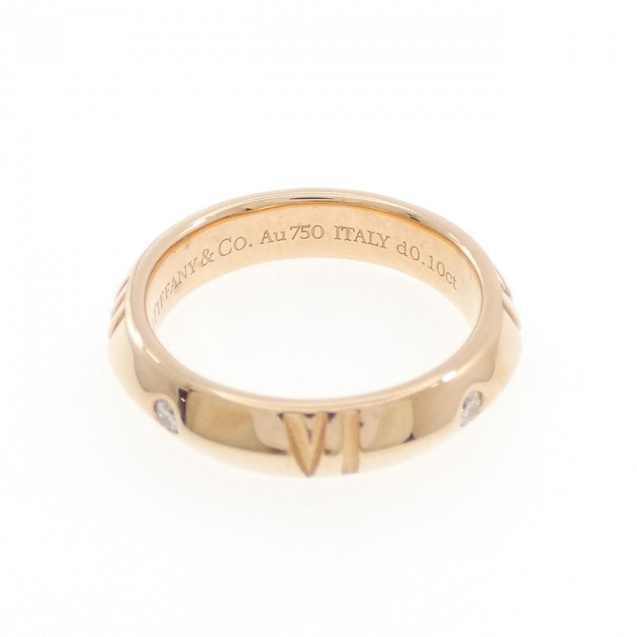 ティファニー アトラス Xクローズド ナロー リング 0.10CT