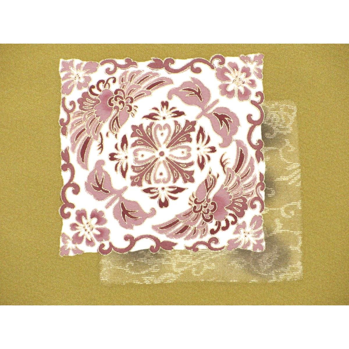 Homongi, Yuzen gold color processing, embroidered