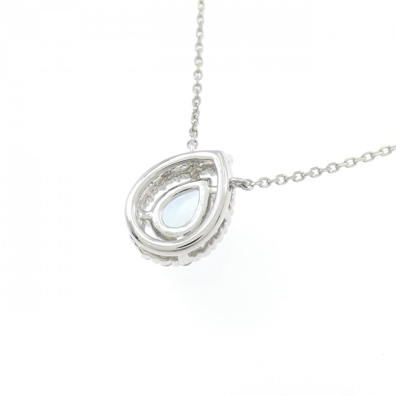 4゜C アクアマリン ネックレス