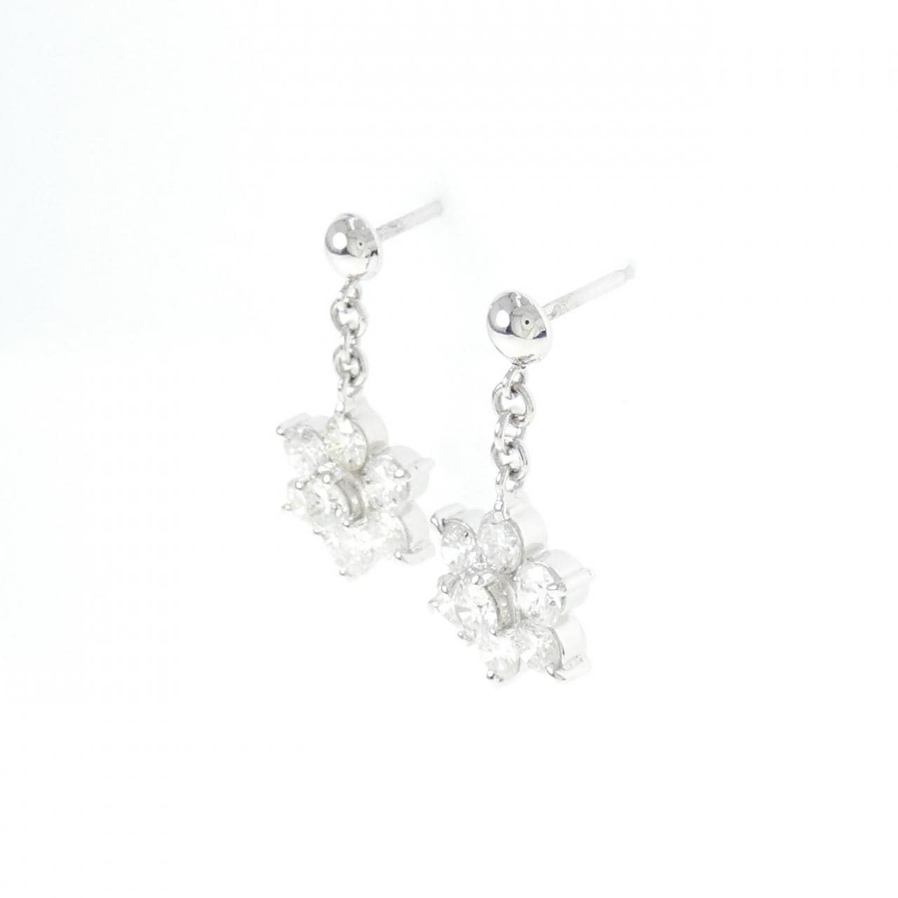 PT flower Diamond earrings 2.00CT