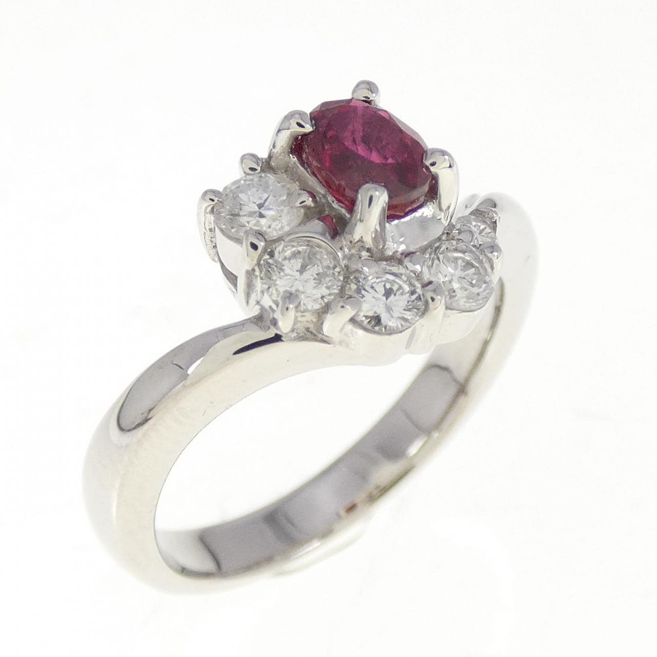 PT900 ルビー リング 0.47CT