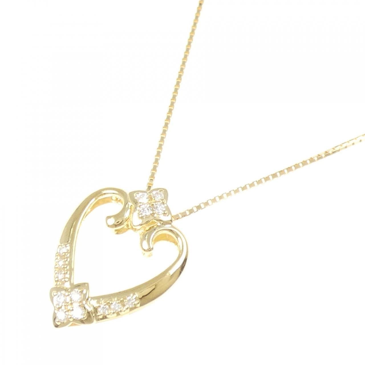 K18YG ダイヤモンド ネックレス 0.25CT
