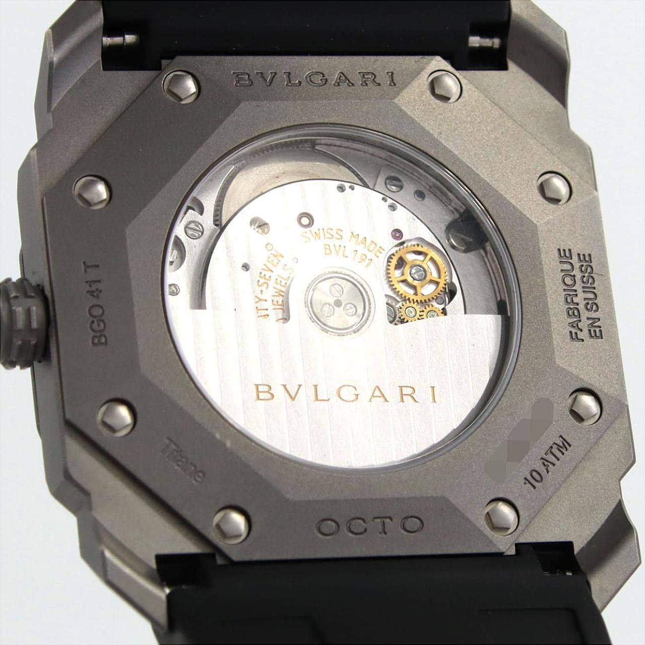 【ノーメンテナンス還元価格】ブルガリ オクトオリジナーレ TI BGO41T/BGO41C14TVD TI 自動巻