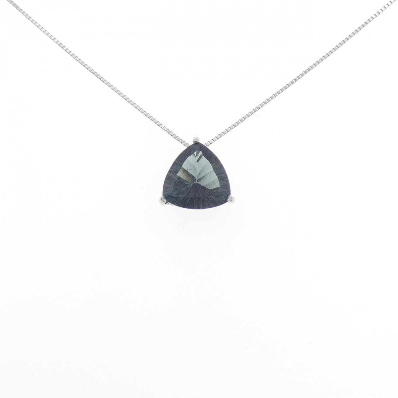 PT900/PT850 ブルートパーズ ネックレス 5.00CT