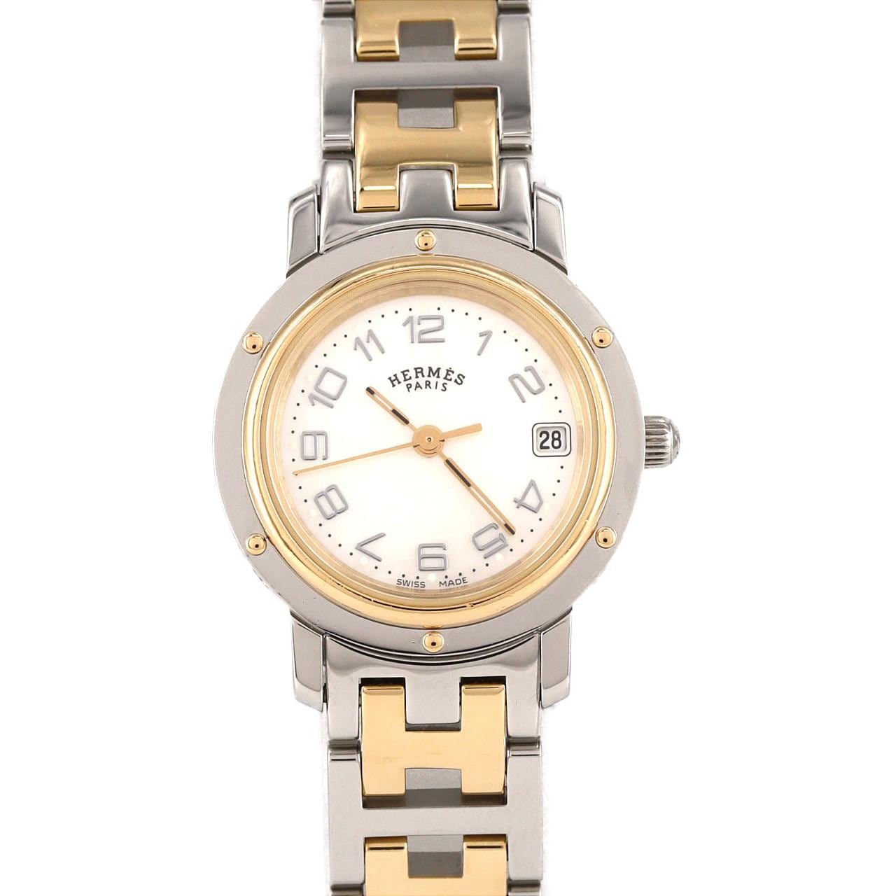 エルメス クリッパーナクレ コンビ CL4.220 SSxGP クォーツ