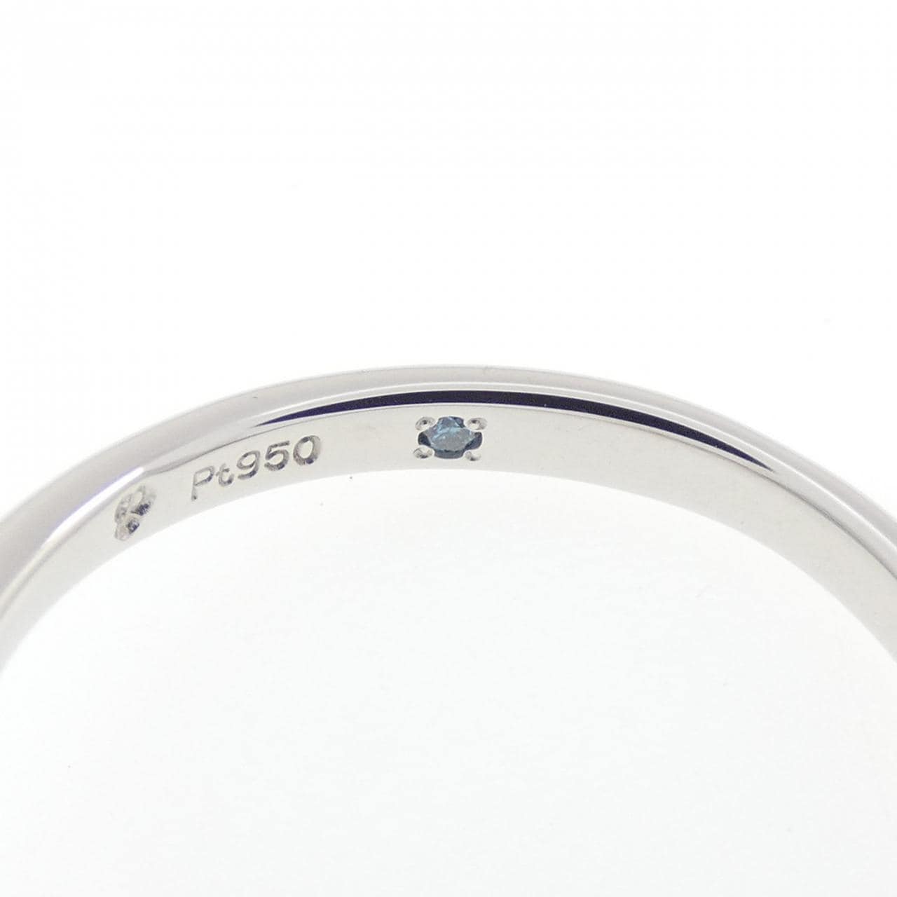 PT950 ダイヤモンド リング 0.222CT E VS2 3EXT H&C