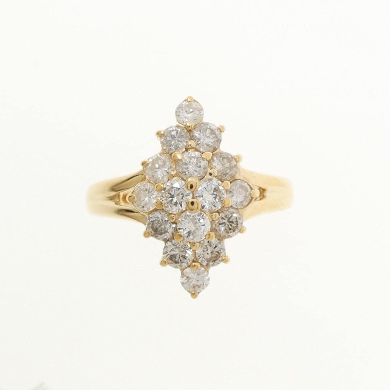 K18YG ダイヤモンド リング 1.05CT