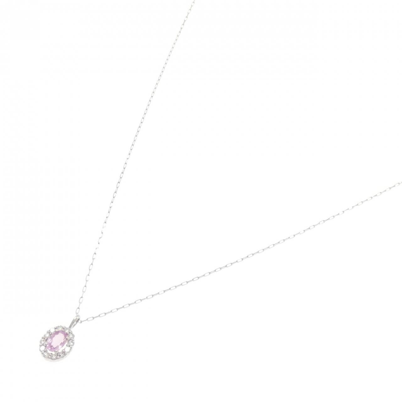 PT950/PT900 サファイヤ ネックレス 0.156CT