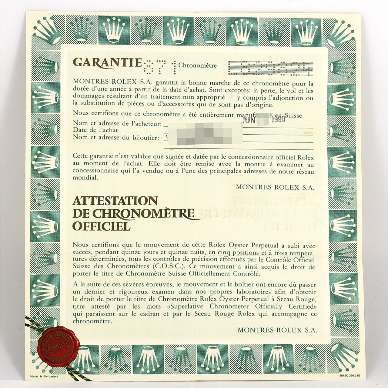 ロレックス デイトジャスト 16233 SSxYG 自動巻 L番