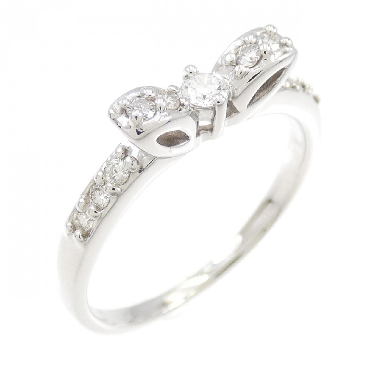 PT ribbon Diamond ring 0.20CT