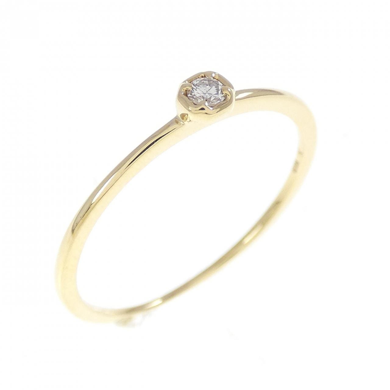 K18YG ダイヤモンド リング 0.03CT