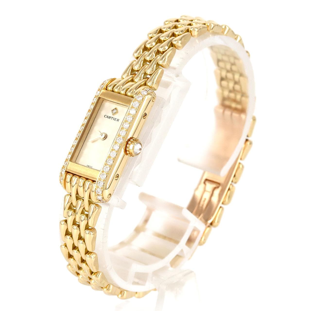 Cartier Tank Alonge YG/D WB3009K3 YG Quartz