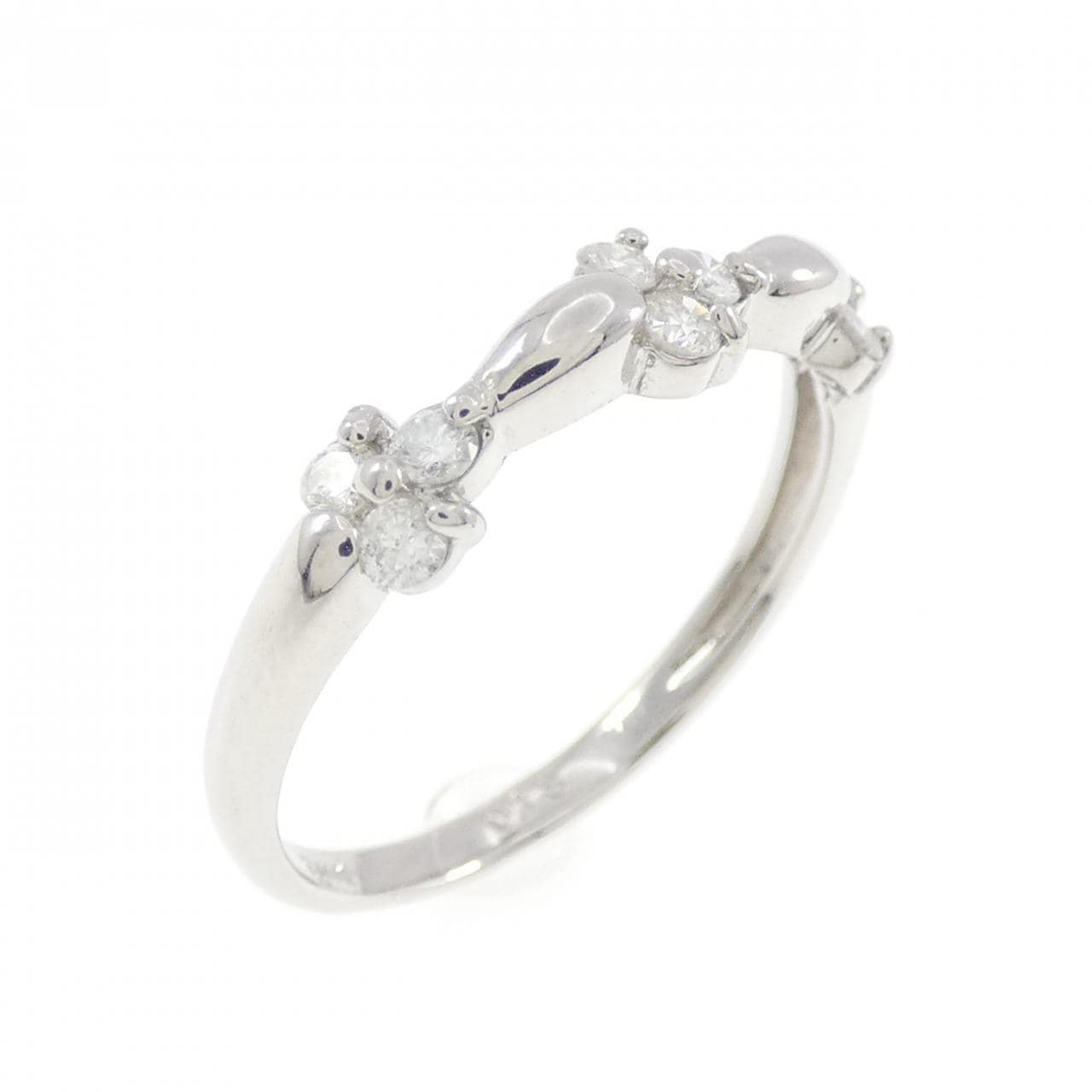 PT900 ダイヤモンド リング 0.18CT
