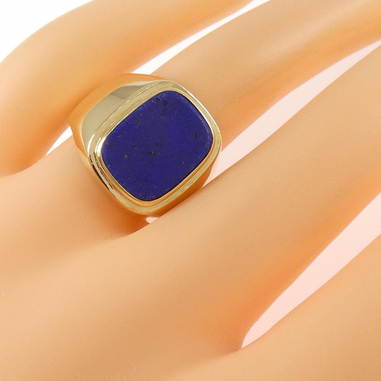 K18YG ラピスラズリ リング